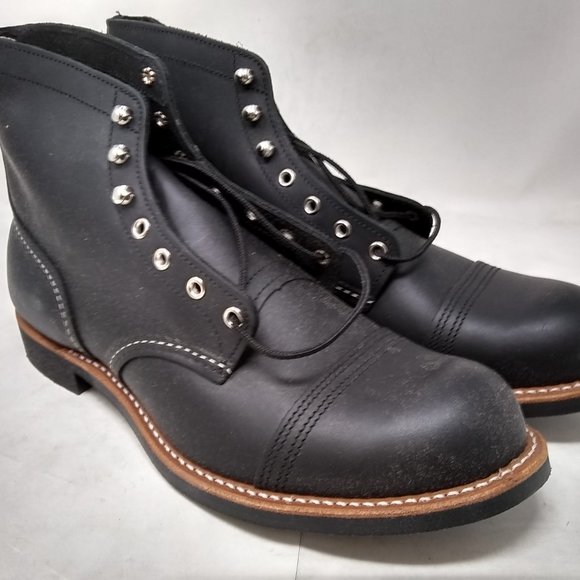 iron ranger boots black